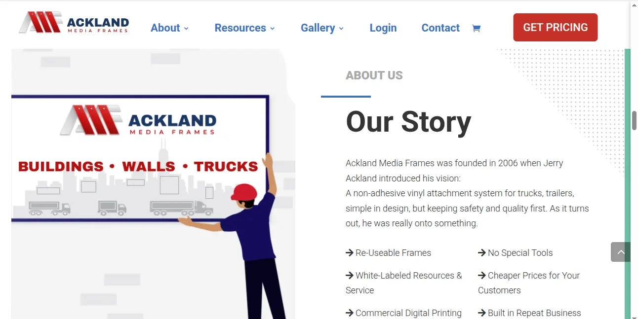 Ackland Media Frames