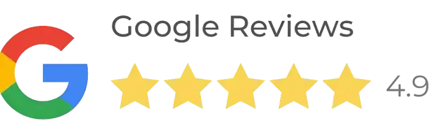 Google Reviews 4.9 out of 5